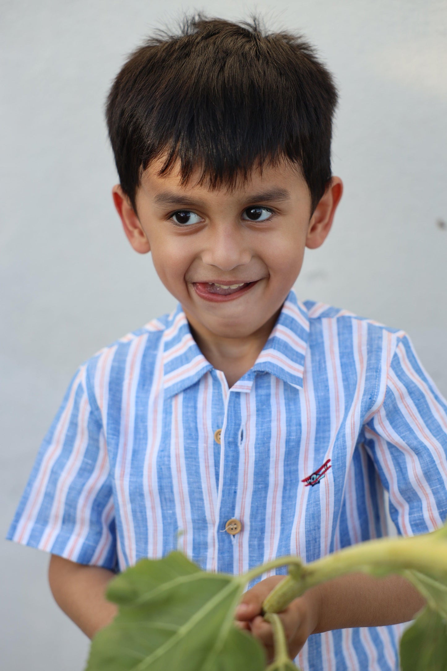 Serene Stripes Pure Linen Coord