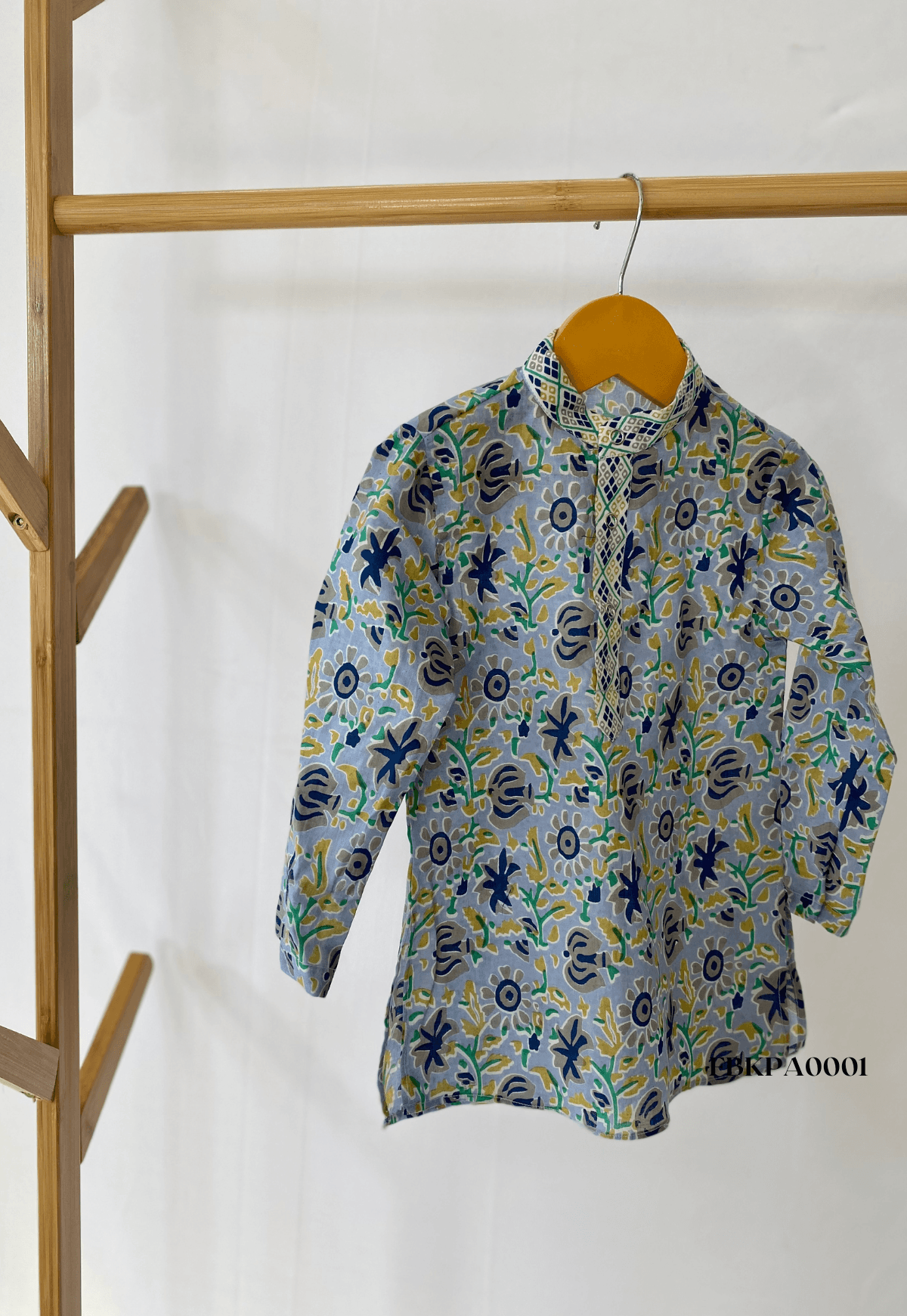 Pure Cotton Printed Kurta Pajama Set KPA001 - Funny Bones Clothings