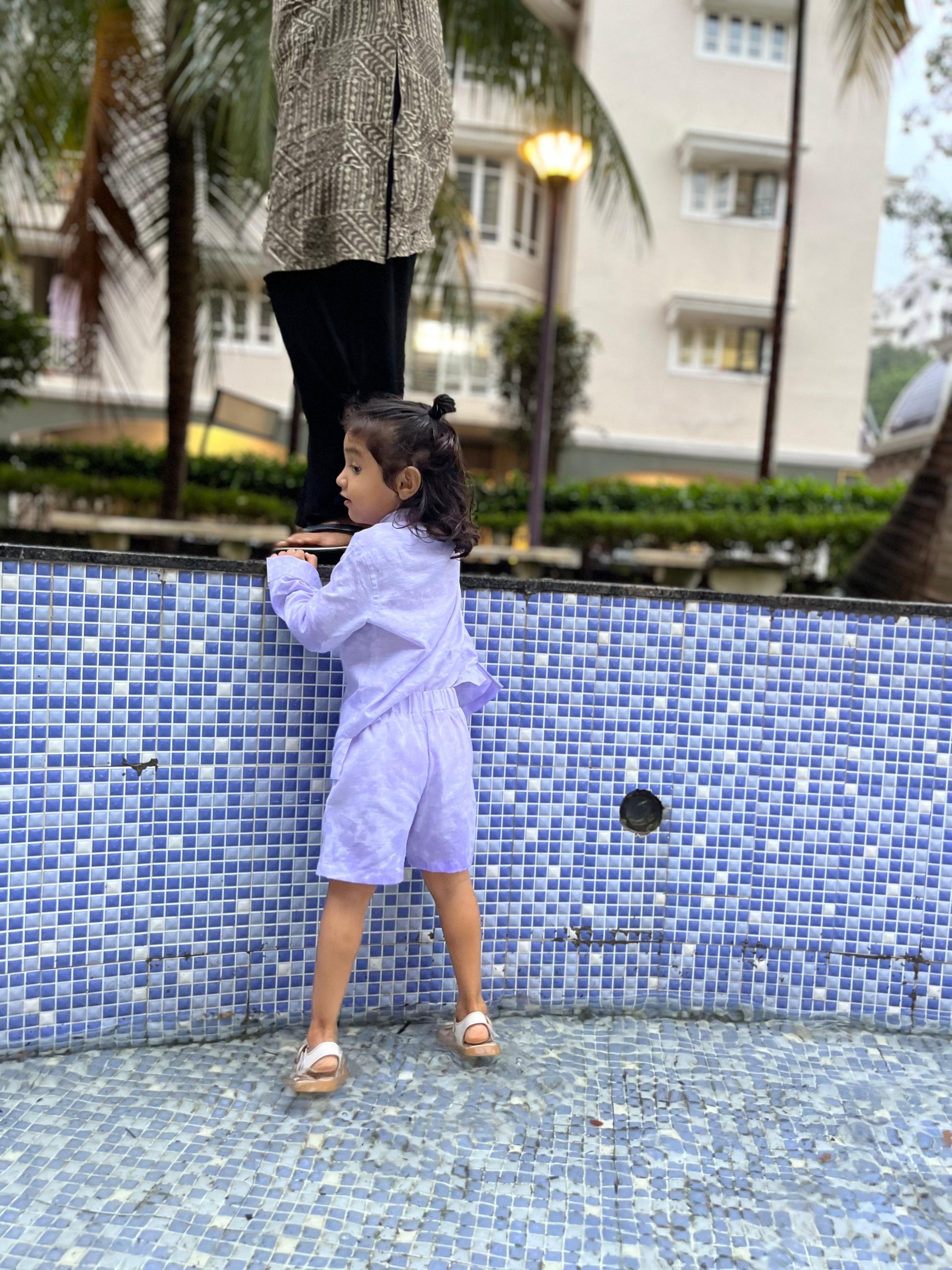 Classic Unisex Purple Shirt & Shorts Set - Funny Bones Clothings