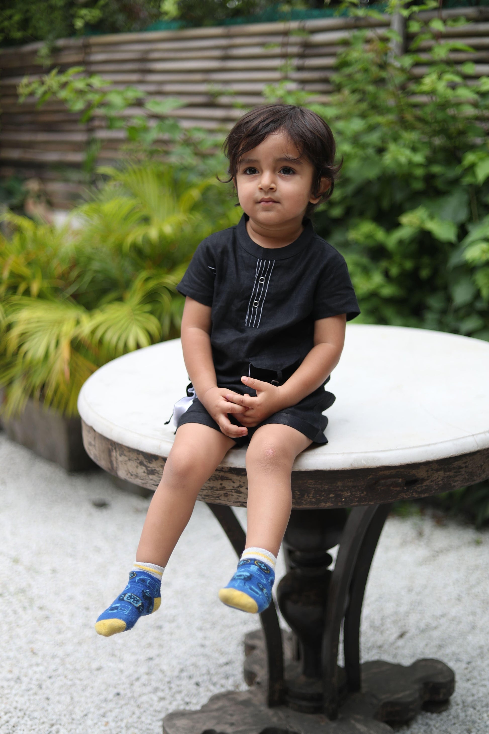 Anchor Pocket Pure Linen Premium Co-ords - Funny Bones Clothings