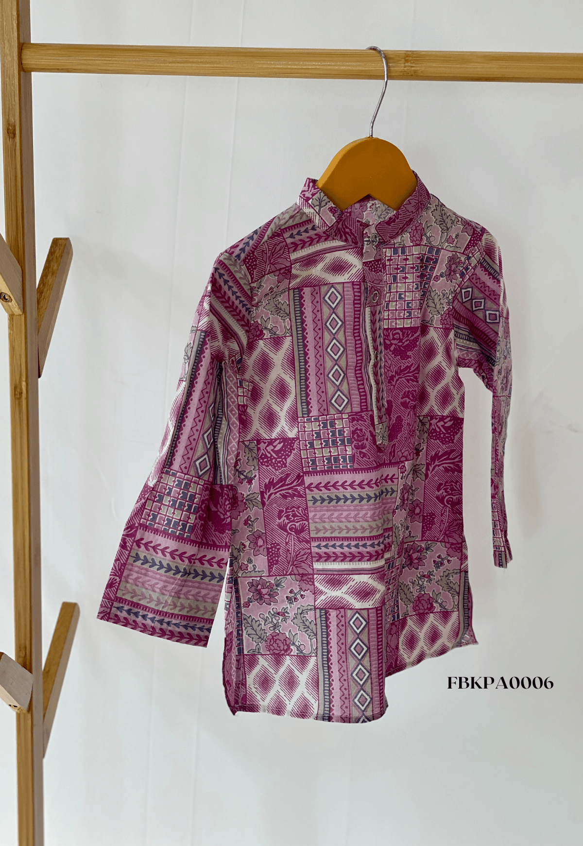 Pure Cotton Printed Kurta Pajama Set KPA006 - Funny Bones Clothings