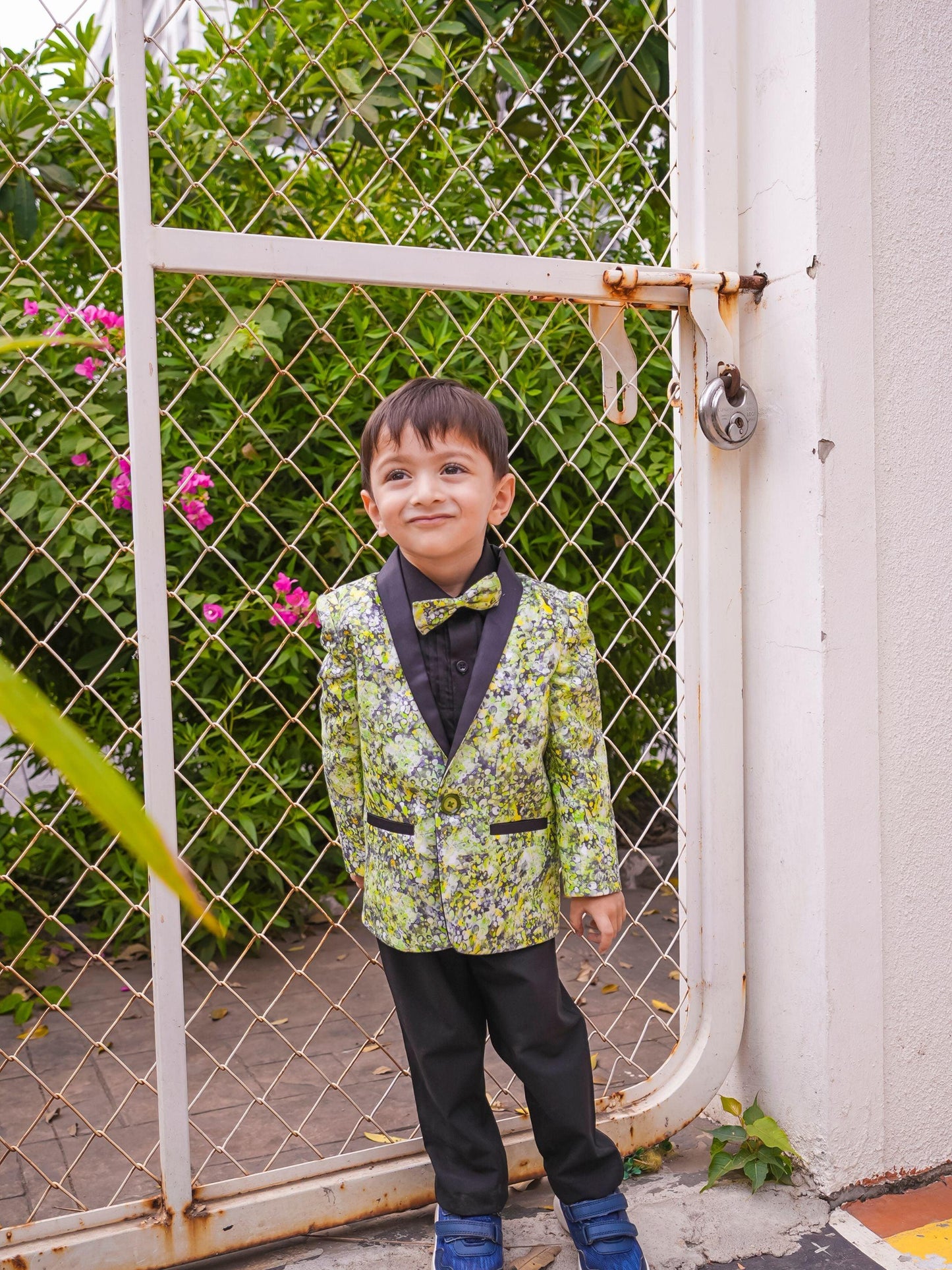 Amazon Forest Themed Printed Pure Linen Blazer Only - Funny Bones Clothings