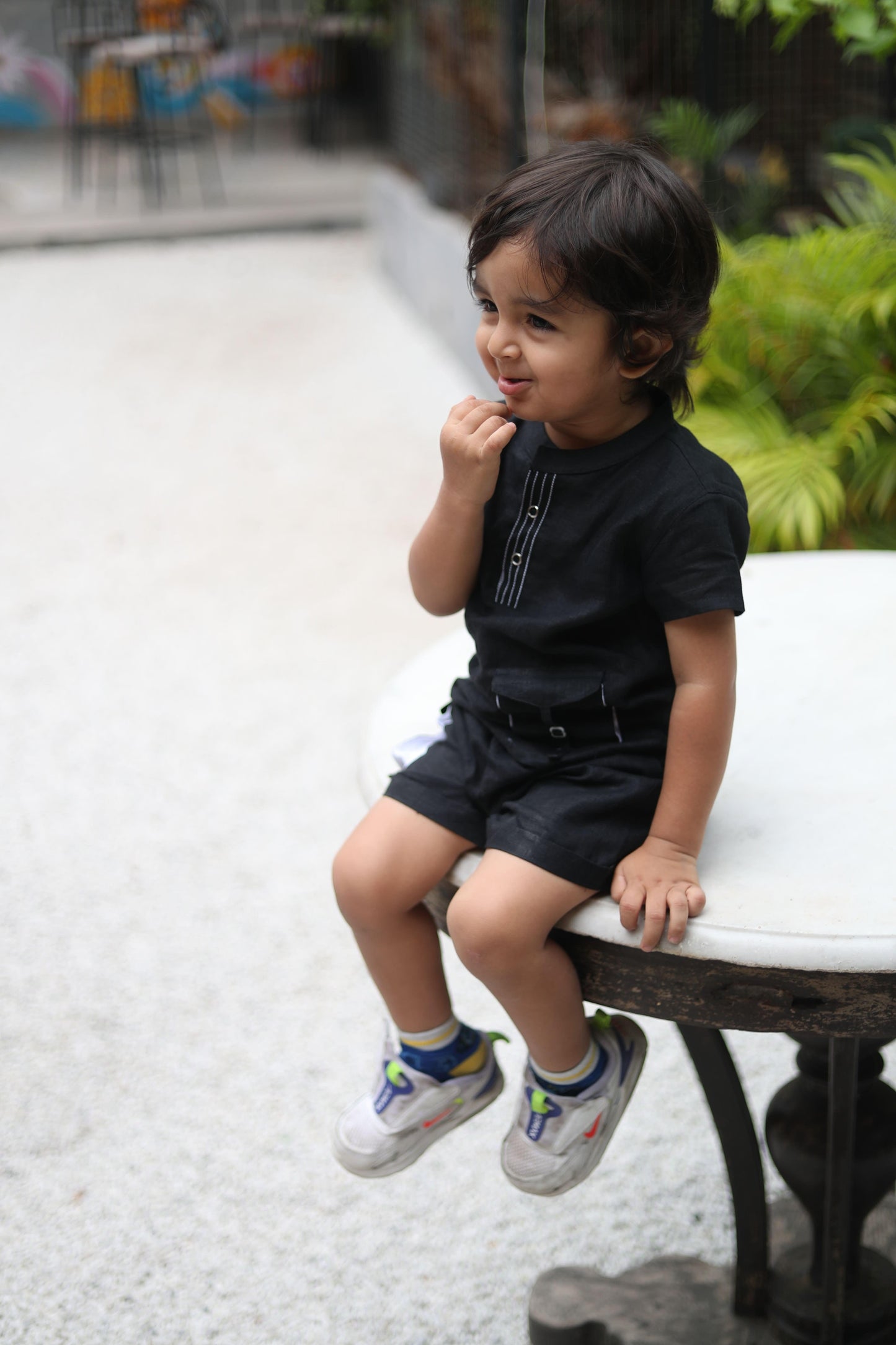 Anchor Pocket Pure Linen Premium Co-ords - Funny Bones Clothings