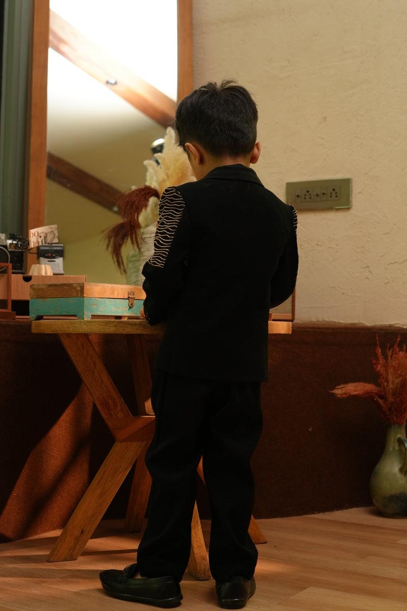 Ocean Voyage Blazer Set - Black