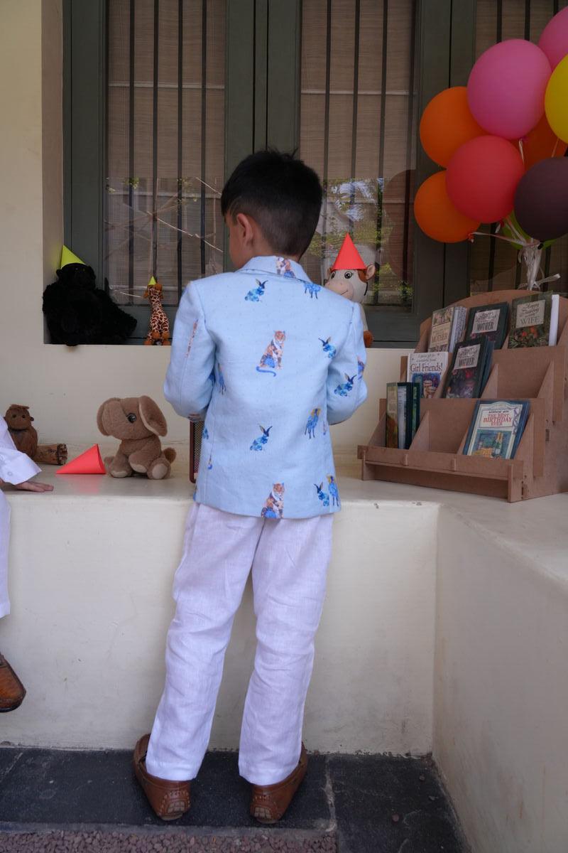 Royal Toika Pure Linen Blazer Set