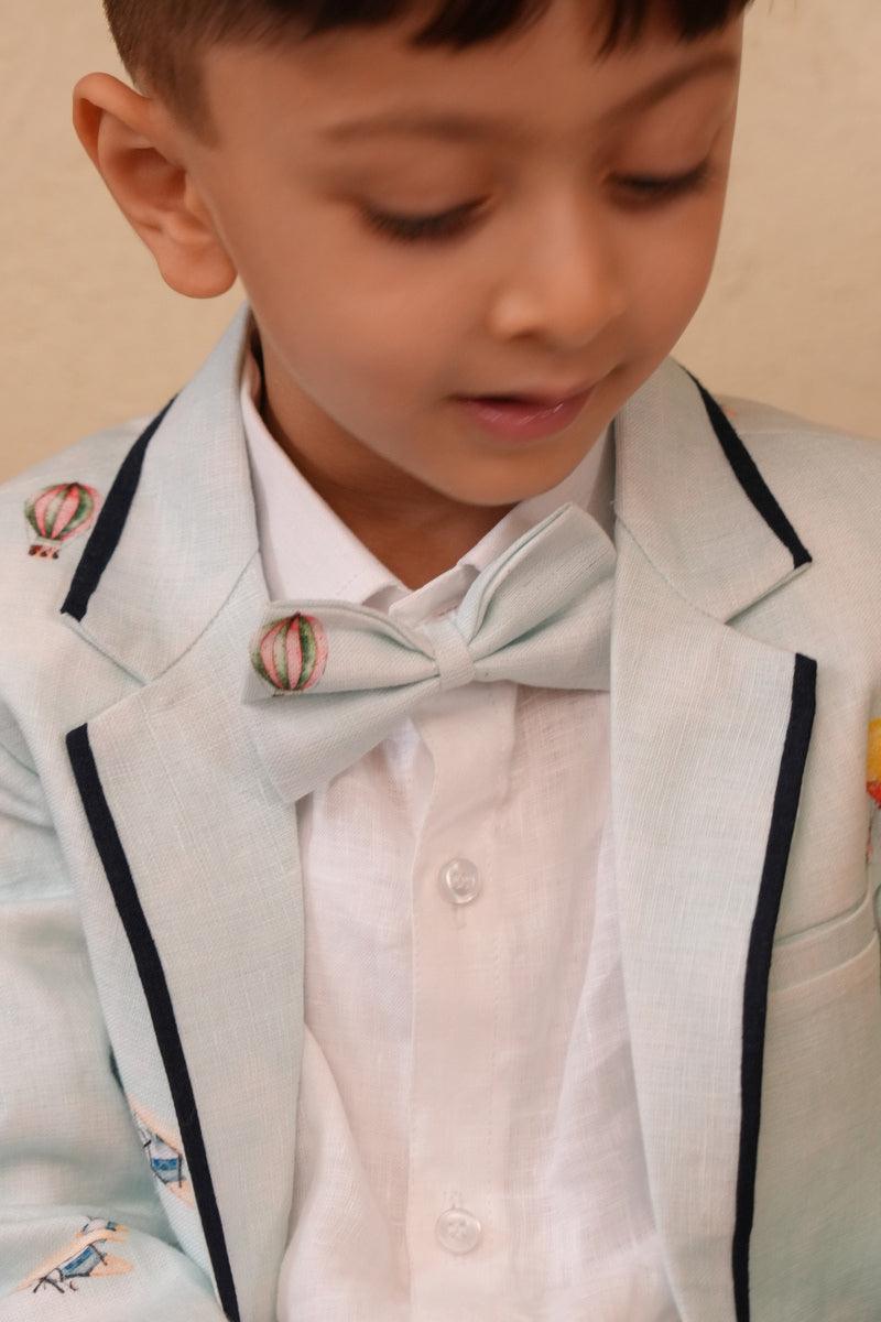 Nature Flights Pure Linen Blazer Set