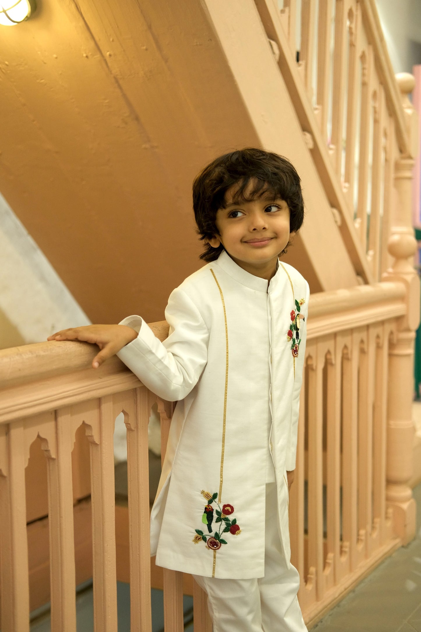 Navira Pure Handwork Pure Silk Sherwani Set