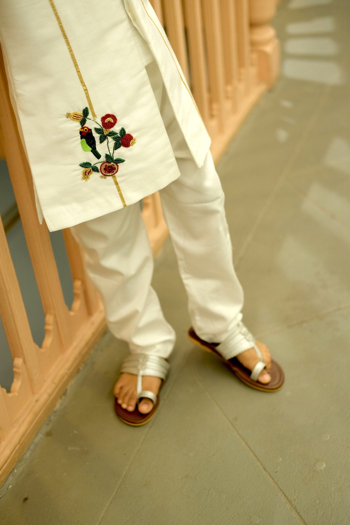 Navira Pure Handwork Pure Silk Sherwani Set