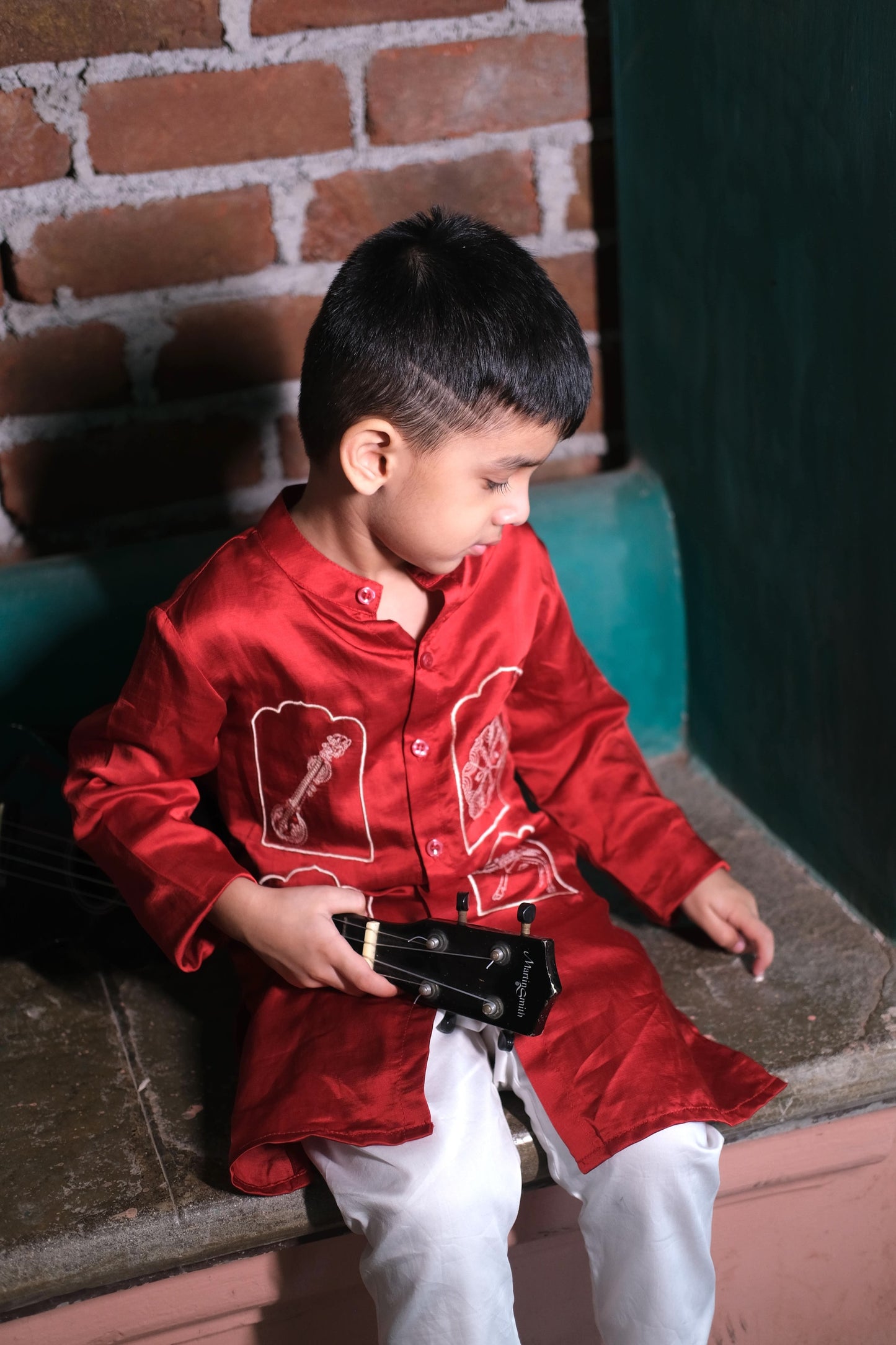 Raag Pure Silk Kurta Pajama Set