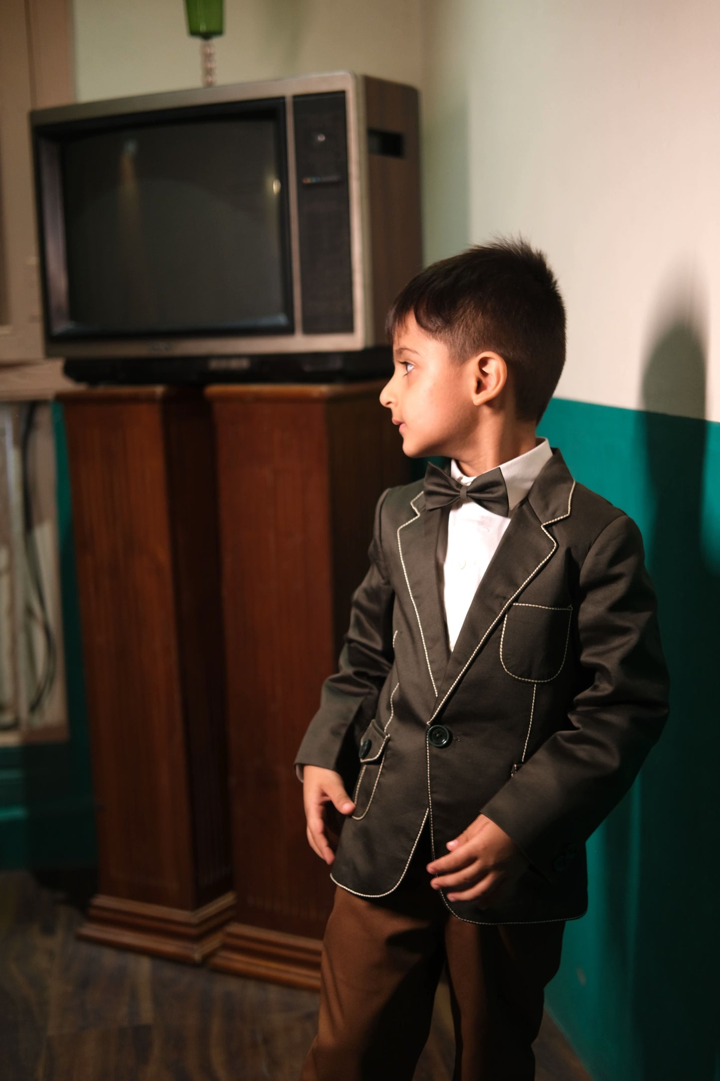 Korean Themed Anchored Thread Blazer Set