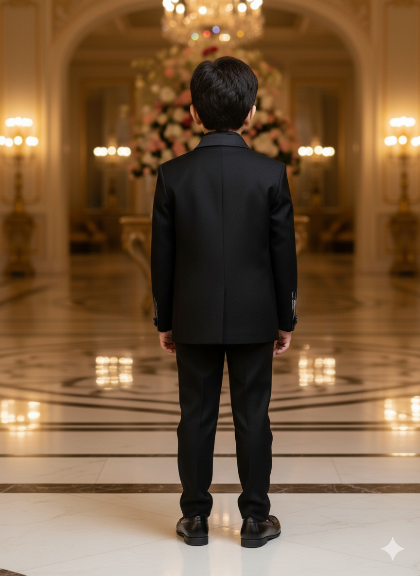 Midnight Flames Blazer Set