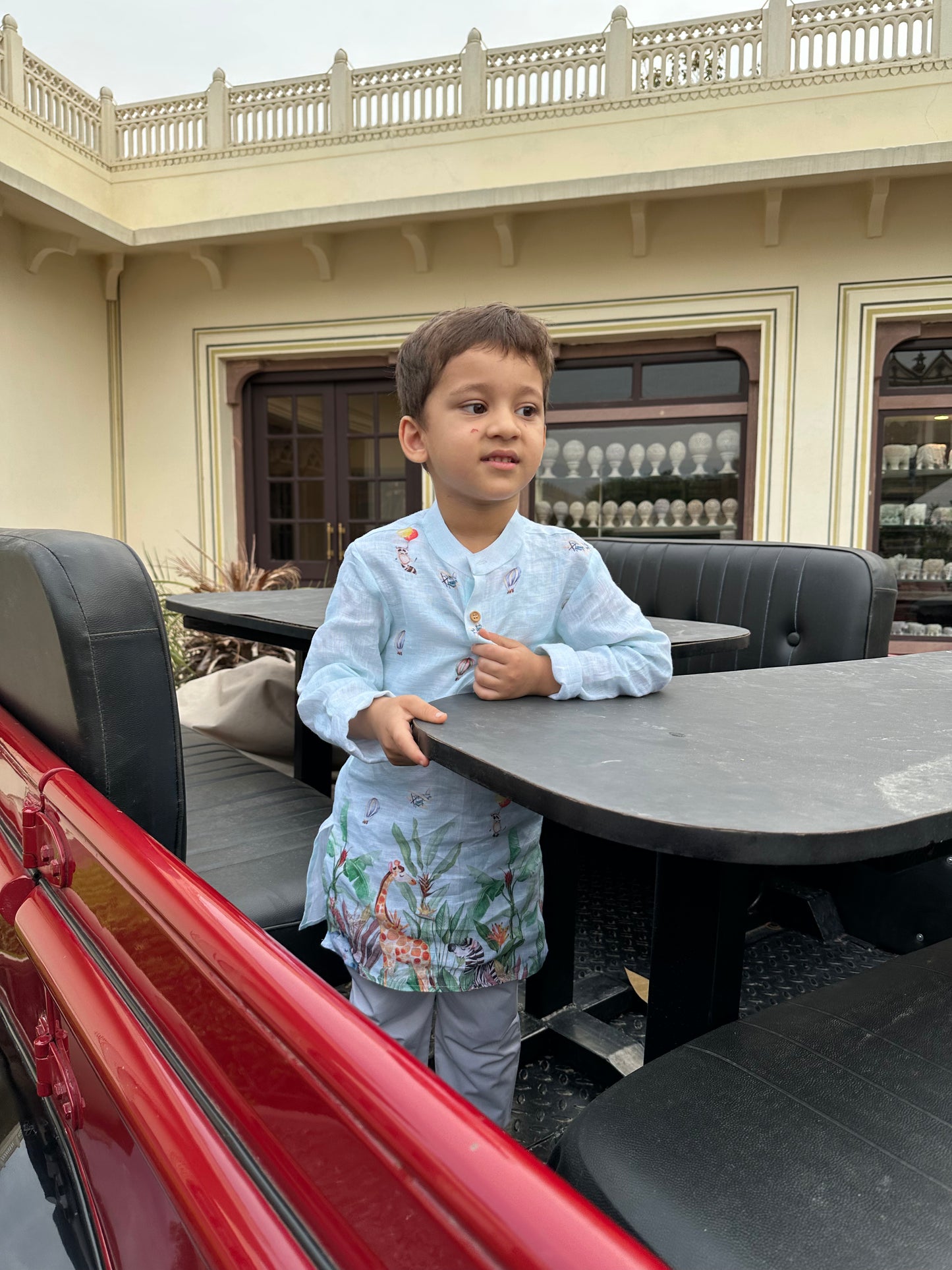 The Natures Flight Pure Linen Kurta Pajama Set