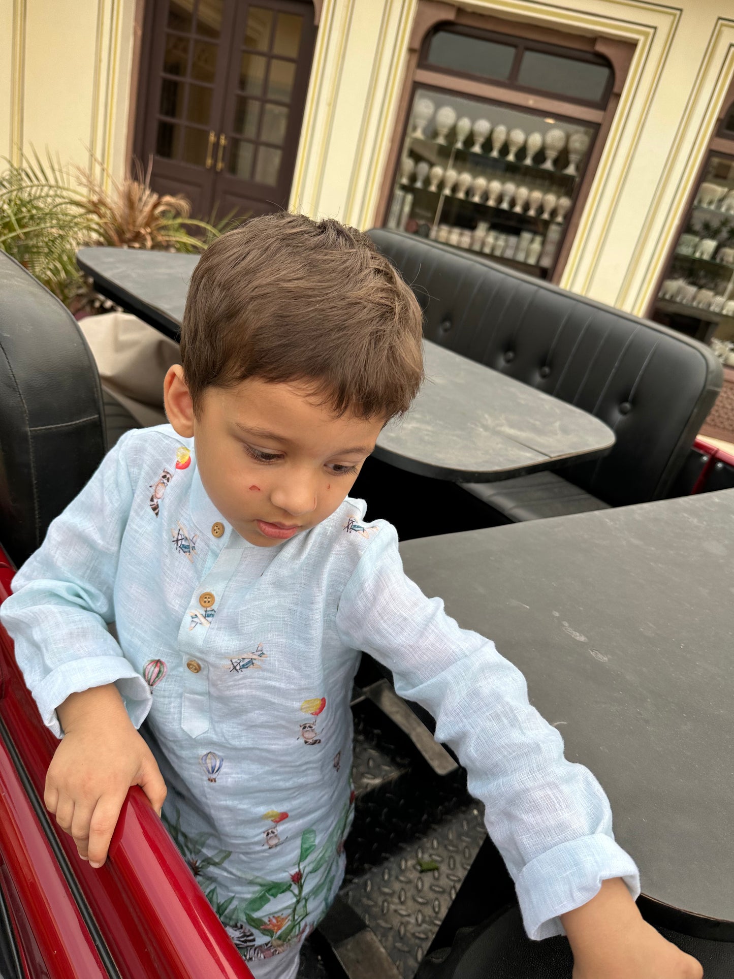 The Natures Flight Pure Linen Kurta Pajama Set