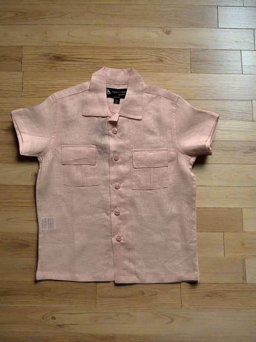 Classic Unisex Pink Shirt & Shorts Set - Funny Bones Clothings