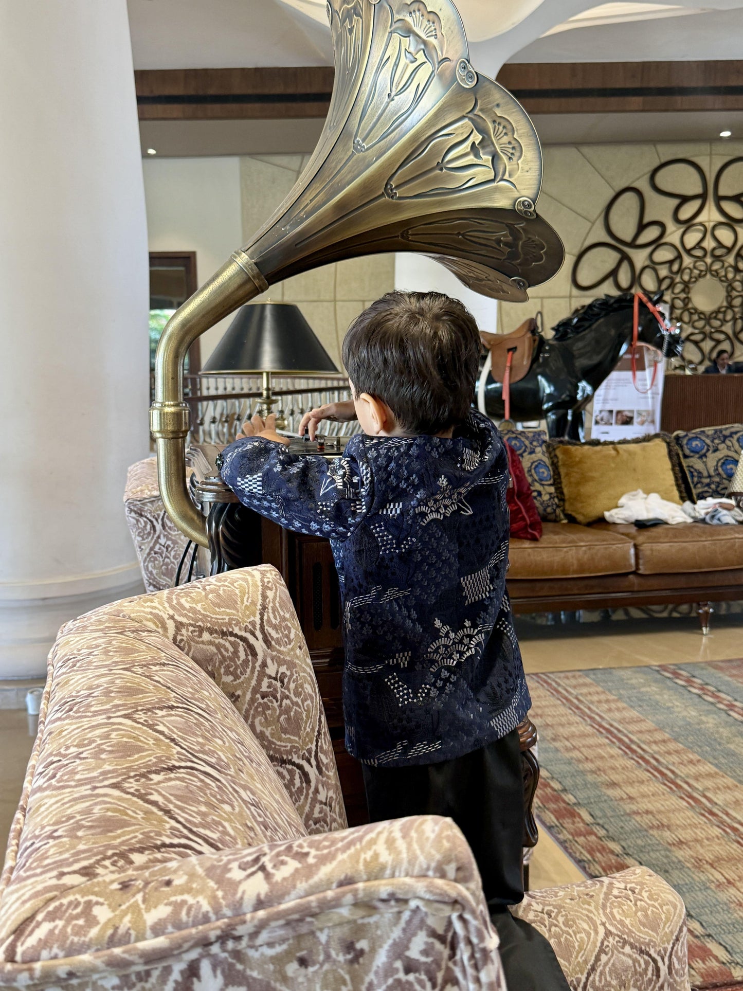 Deer Work Premium Velvet Jodhpuri Bandgala with Pants - Funny Bones Clothings