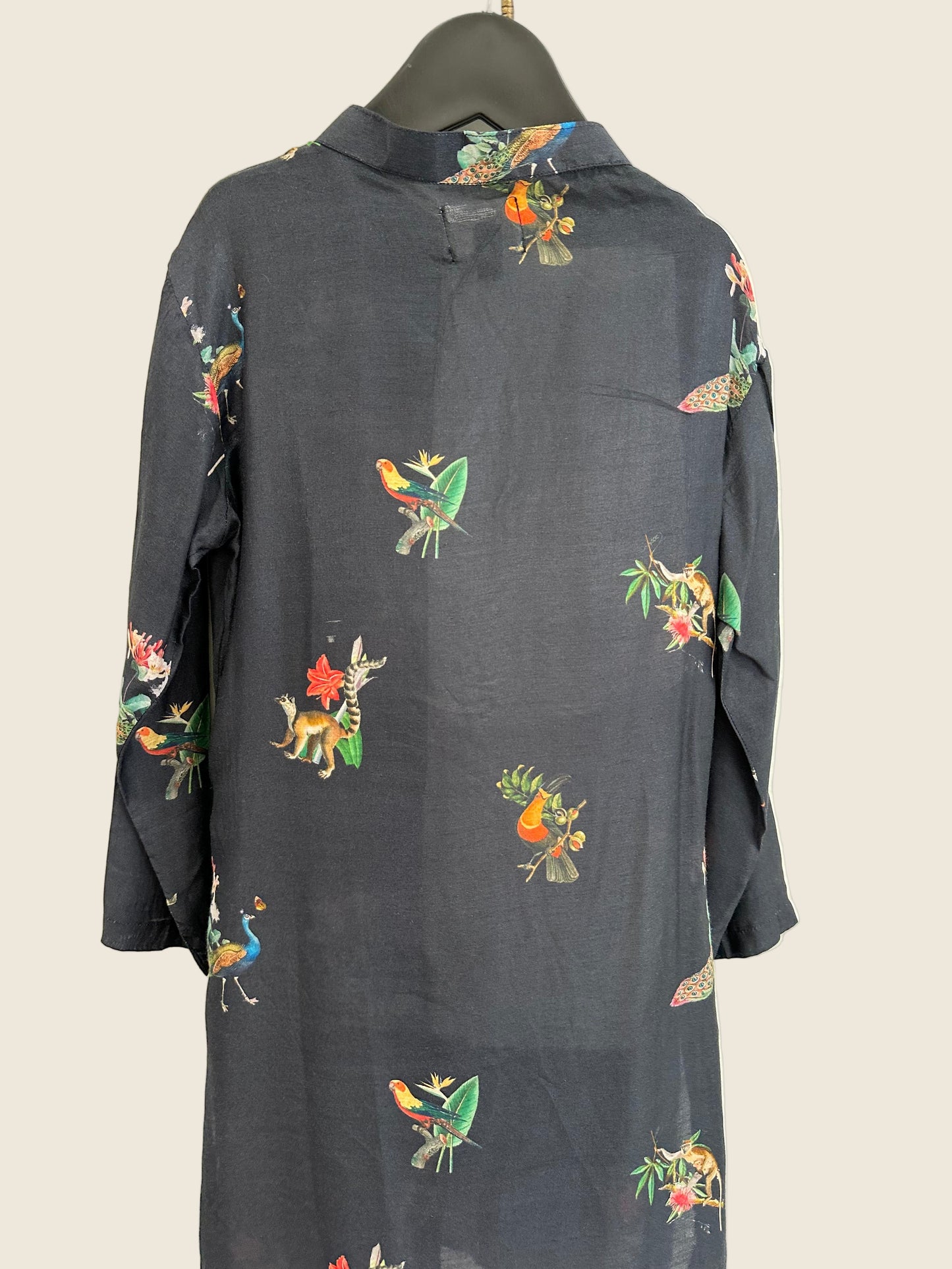Fauna In The Shade Themed Kurta Pajama Set