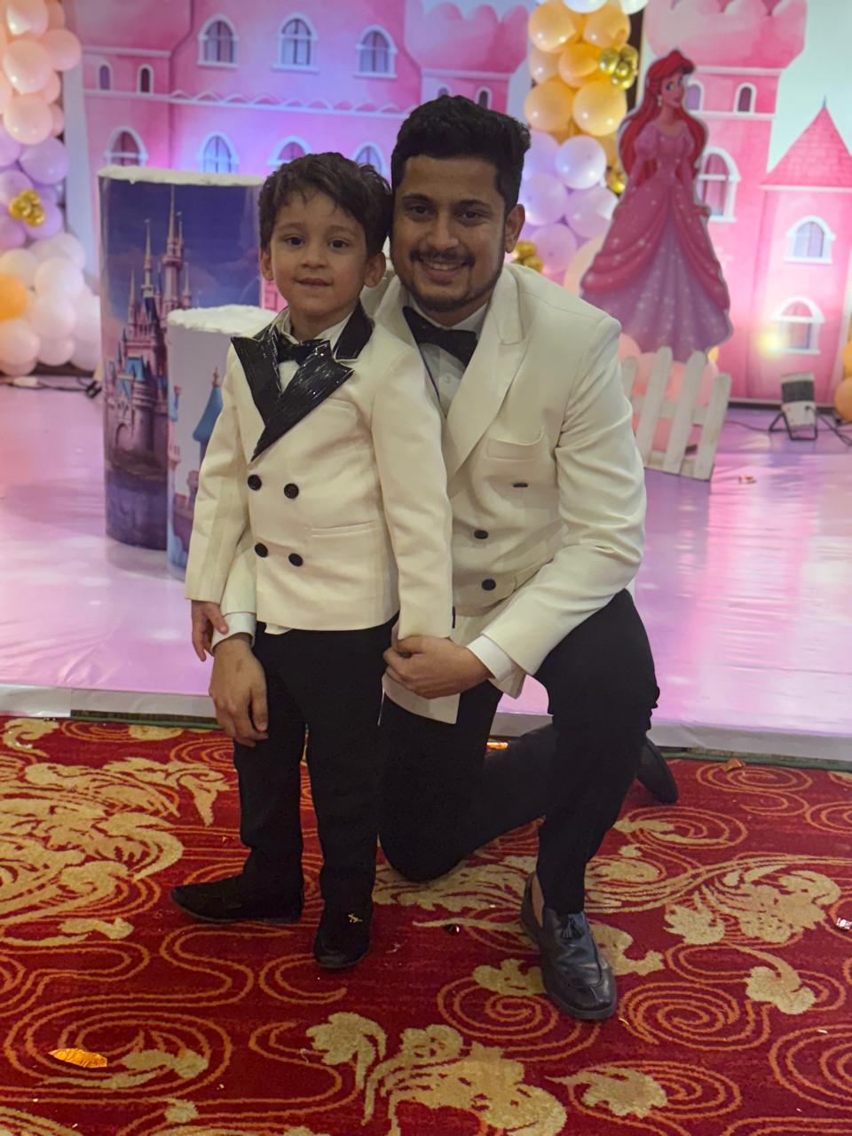 Imperial Ivory Double Breasted Blazer Set