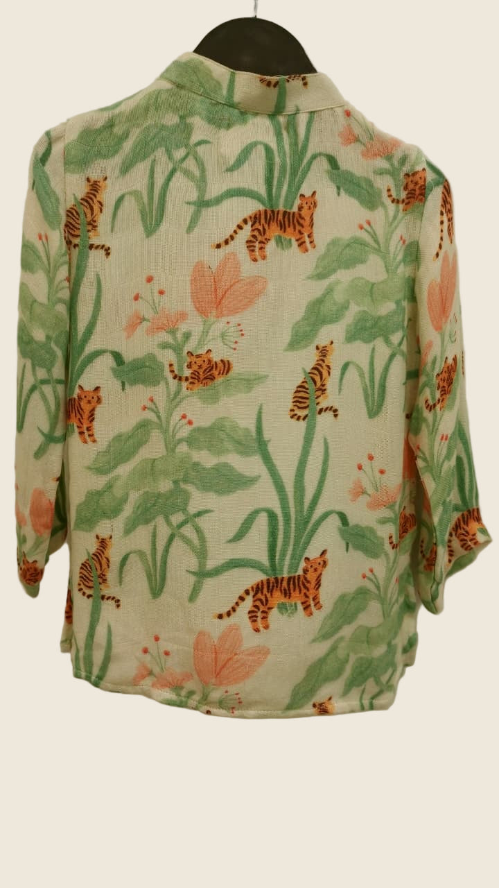 Sherwood Tales Pure Bamboo Muslin Cotton Kurta Pajama Set