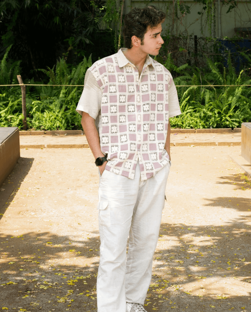 Serene Souls Crochet Pink Co-ord - Funny Bones Clothings