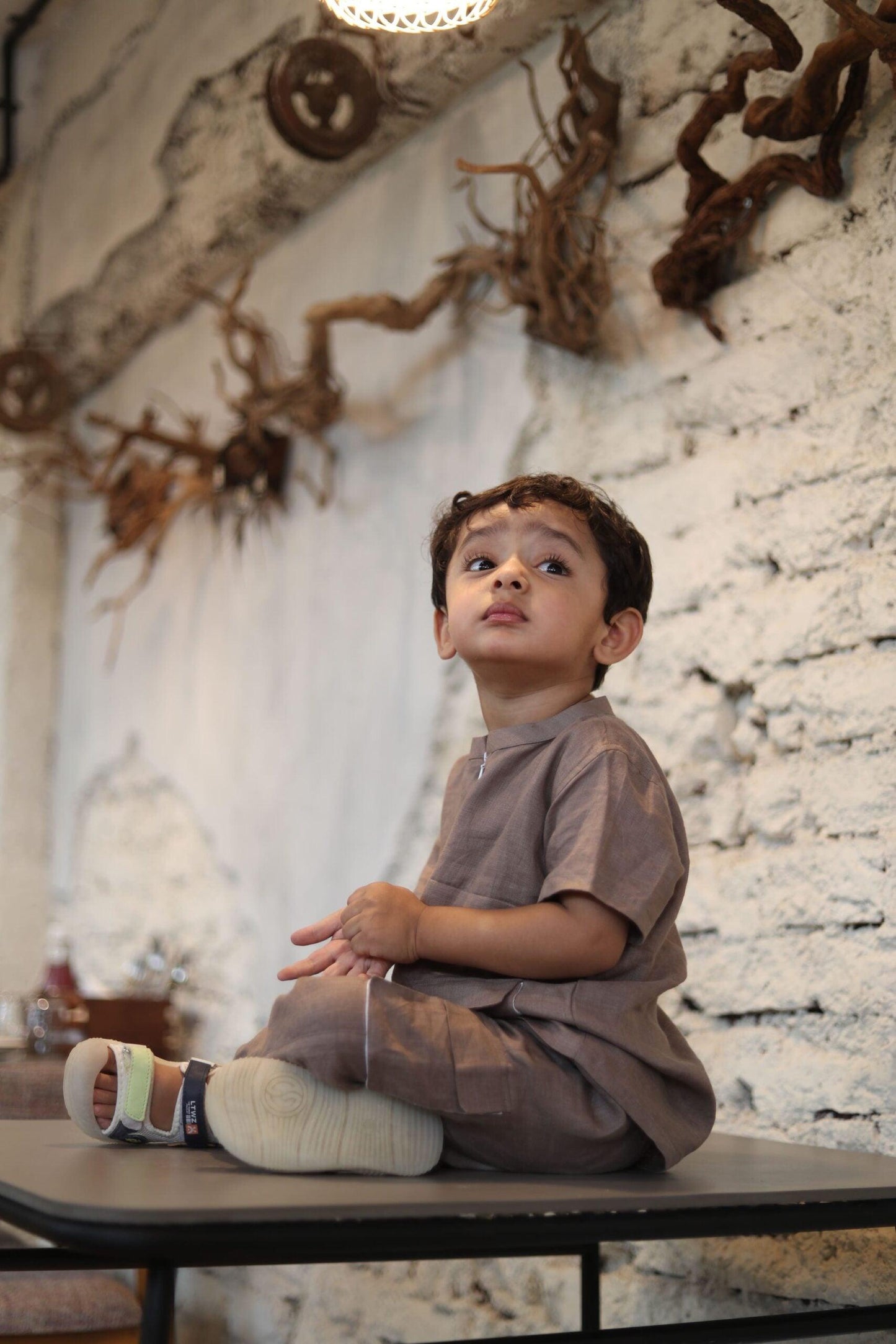 Box Pleated Pure Linen Premium Co-ords - Funny Bones Clothings