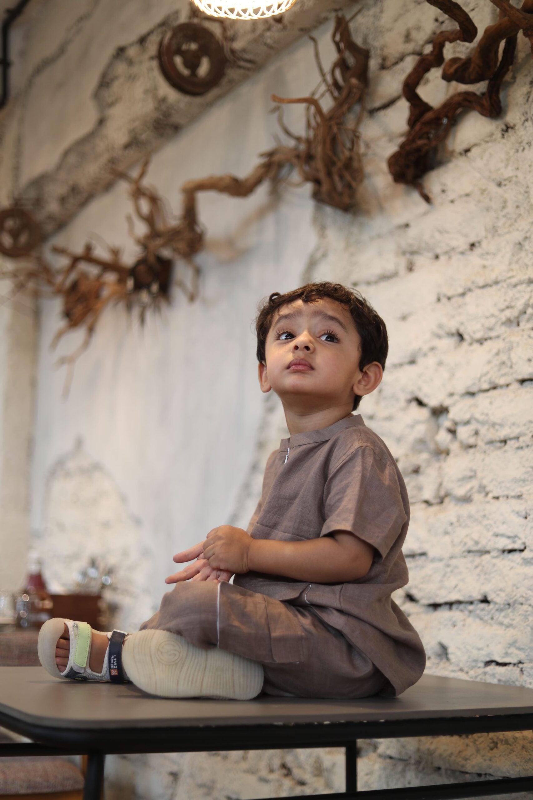 Box Pleated Pure Linen Premium Co-ords - Funny Bones Clothings