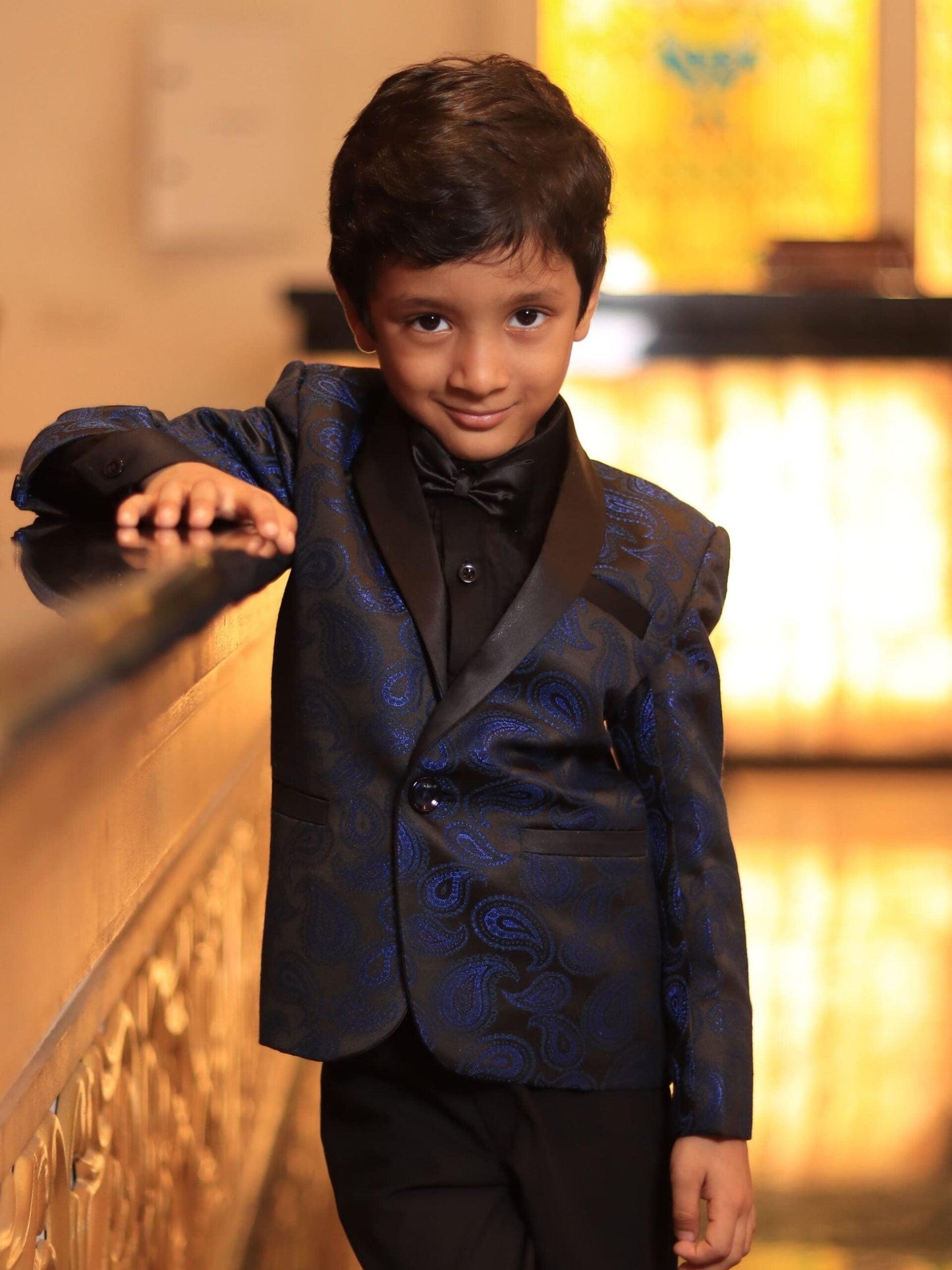 Keri Styled Jacquard Blazer Only - Funny Bones Clothings