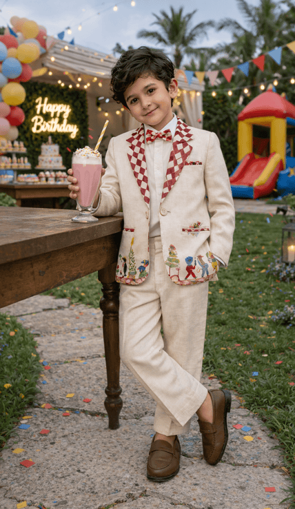 Blazers Sets for Boys | Kids Blazer Suits Online India | Funny Bones - Funny Bones Clothings