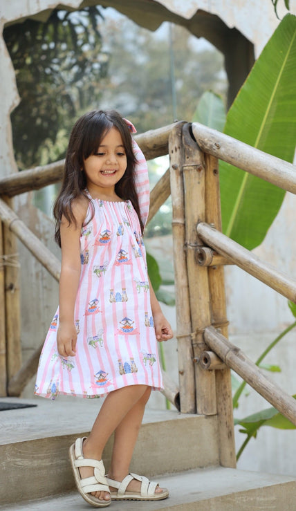 Printed Dress - Funny Bones Clothings