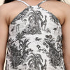 TopSkirt Styled Wildlife Print Pure Linen Dress - Funny Bones Clothings