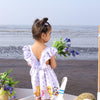 Party Animals Print Pure Linen Dress - Funny Bones Clothings
