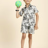 Wildlife Printed Pure Linen Premium Co-ords - Funny Bones Clothings