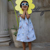 The Royal Toika Print Pure Linen Dress
