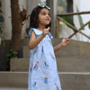 The Royal Toika Print Pure Linen Dress