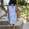 The Royal Toika Print Pure Linen Dress