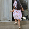 The Sultan's Tapestary Print Pure Linen Dress