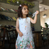 The Natures Flight Print Pure Linen Dress