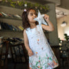 The Natures Flight Print Pure Linen Dress
