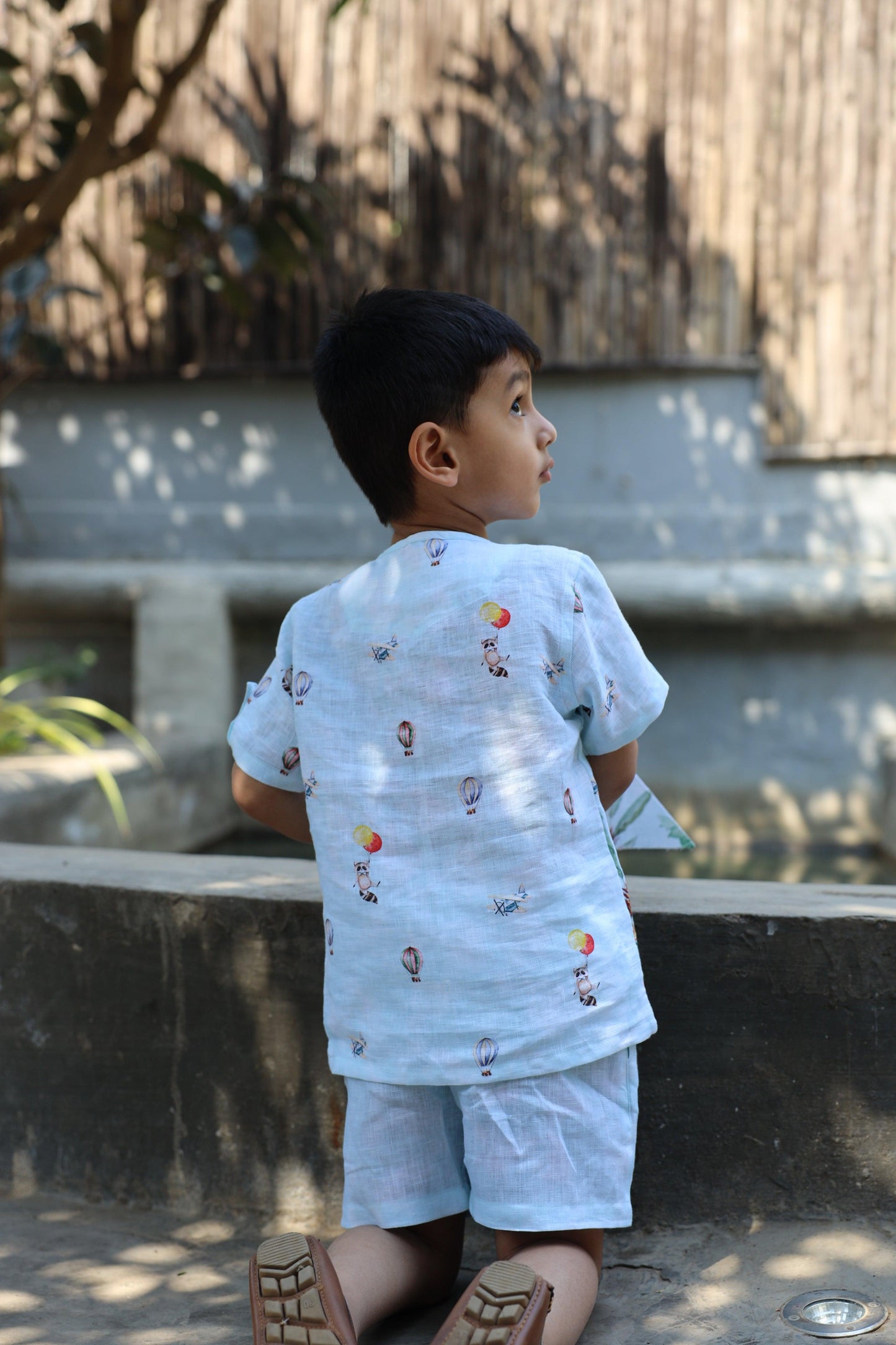 The Natures Flight Print Pure Linen Coord Sets