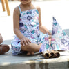 The Funny Fables Print Pure Linen Skirt top Coord Set