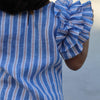 Serene Stripes Pure Linen Dress