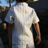 Stripes & Croc Charm Pure Linen Coord