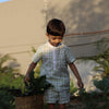 Verdant Checks Pure Linen Co-ord Sets