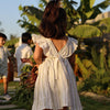Striped Pure Linen Dress