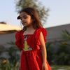 Snow White's Garden Pure Linen Dress