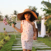 Little Bloom Embroidered Pure Linen Dress