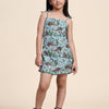 Tiger Print Blend Linen Dress - Funny Bones Clothings