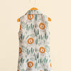 Lion Print Pure Linen Blazer Dress - Funny Bones Clothings