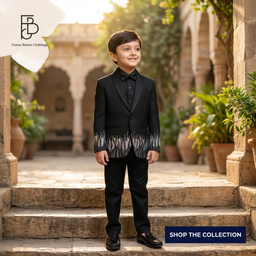 Midnight Flames Blazer Set