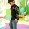Spiderman Themed Pure Cotton Embriodered Shirt Only  (Name Alphabet Customisable; Non Returnable)