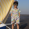 Fruit and Punch Printed Pure Linen Premium Co-ords - Funny Bones Clothings